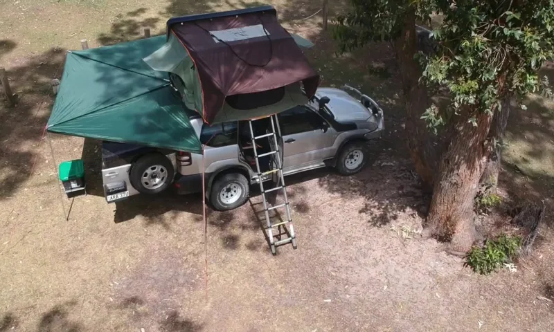 can camper shells hold a roof top tent