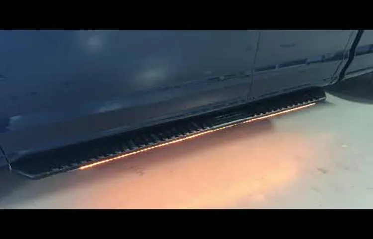can you drive with running board lights