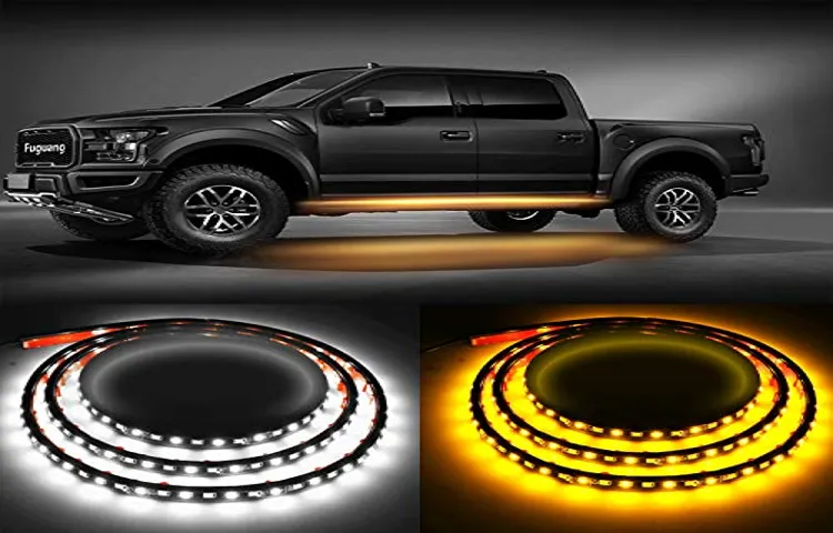 can you drive with white running board lights