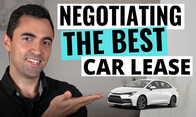 can you negotiate a car lease