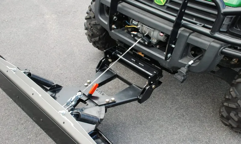 does an atv plow need a winch