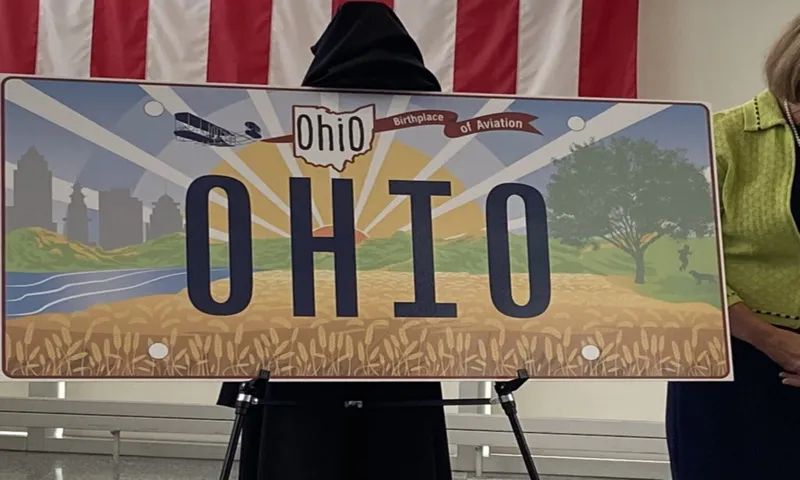 does ohio have front license plates