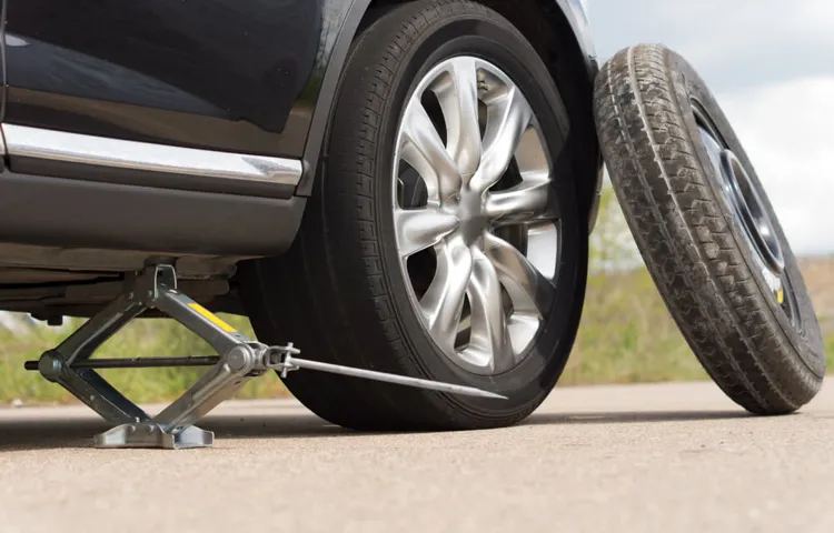 front tire moves side to side when jacked up