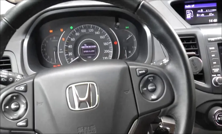 honda cr v how to check tire pressure