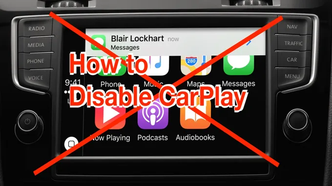 how do i turn off carplay