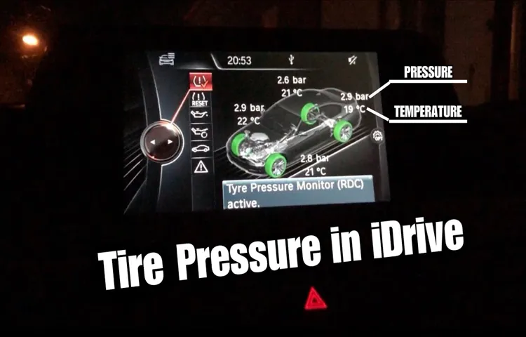 how does bmw tire pressure monitor work