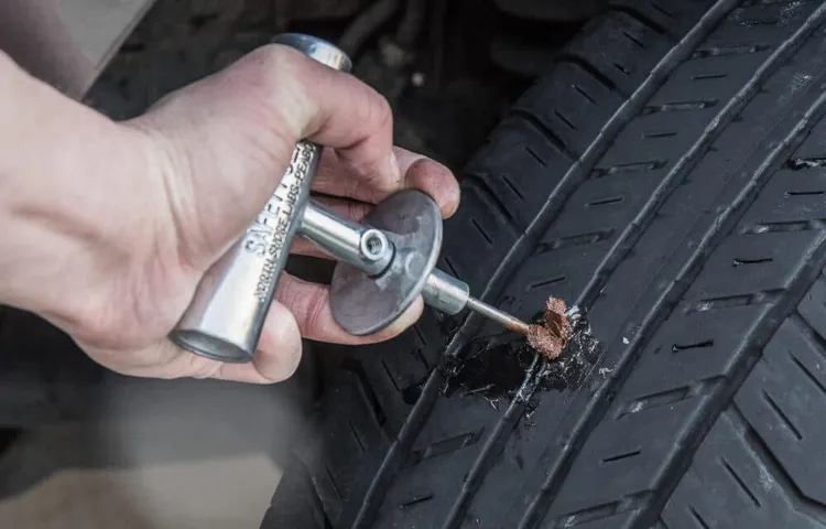 how long does it take for a tire to deflate with a nail in it