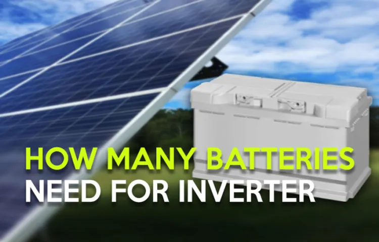 how many 12 volt batteries to run a 5000 watt inverter