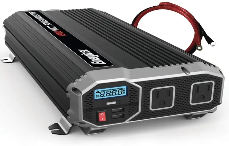 how many watts should my power inverter be