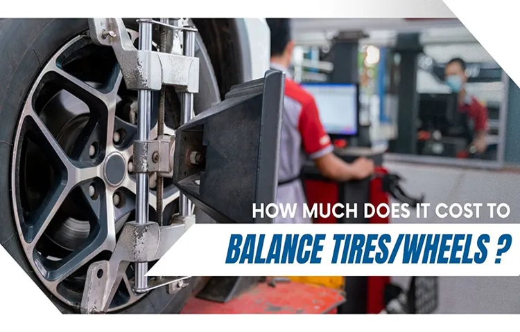 how much does a tire mount and balance cost