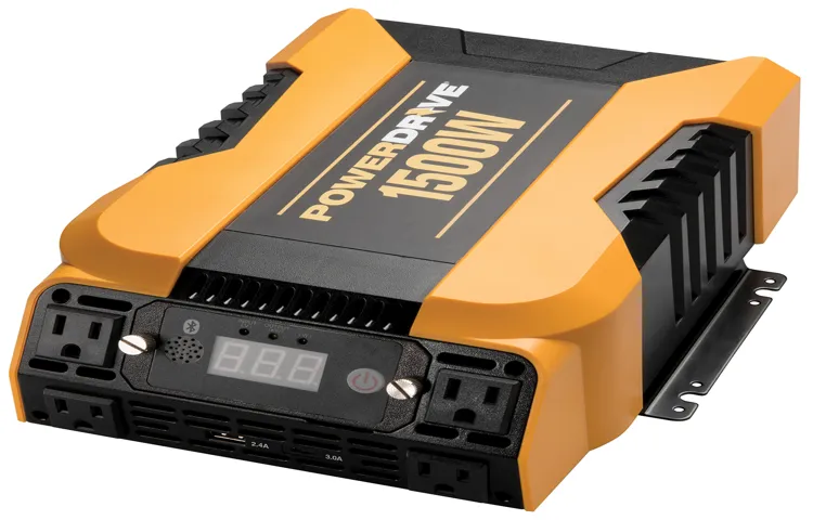 how much power does a 1500 watt inverter use