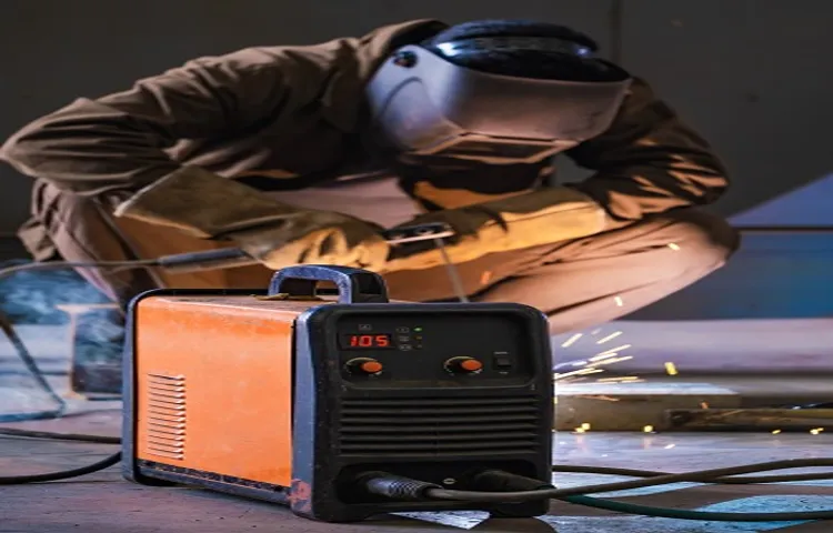 how much power does an inverter welder use