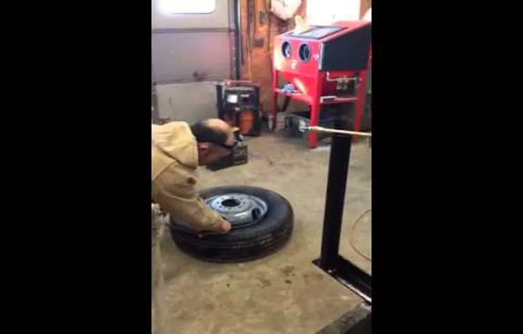 how to bead a tire with starting fluid