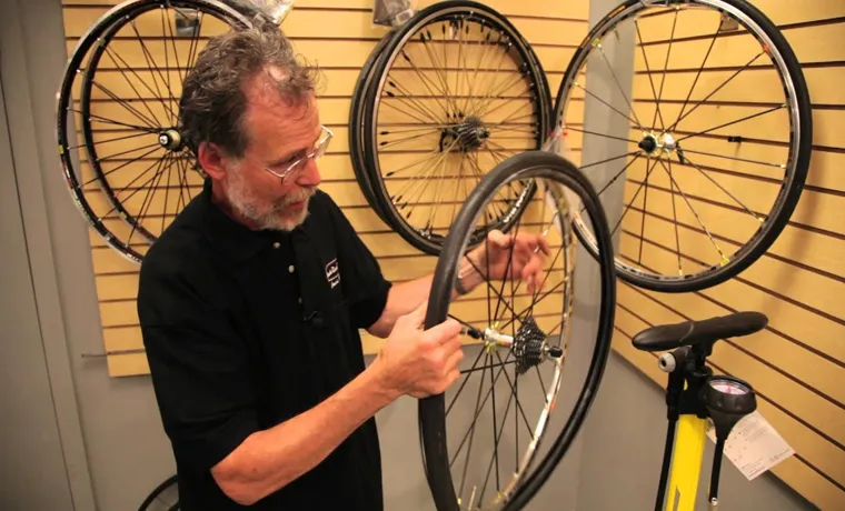 how to change a back tire on a bike