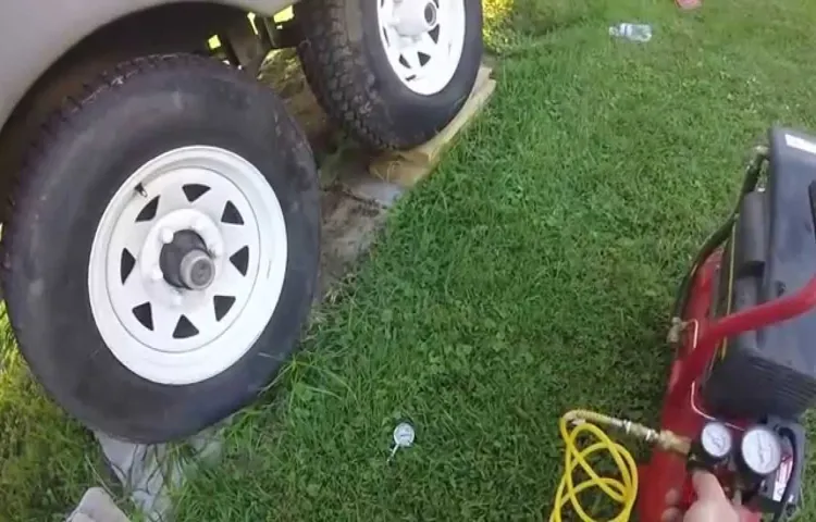 how to change a camper tire