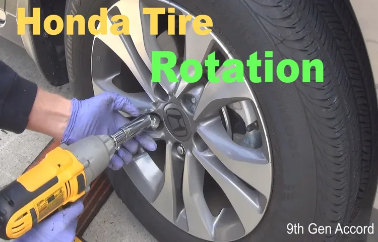 how to change a tire on a honda accord