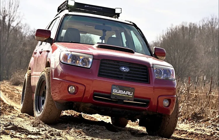 how to change a tire on a subaru forester