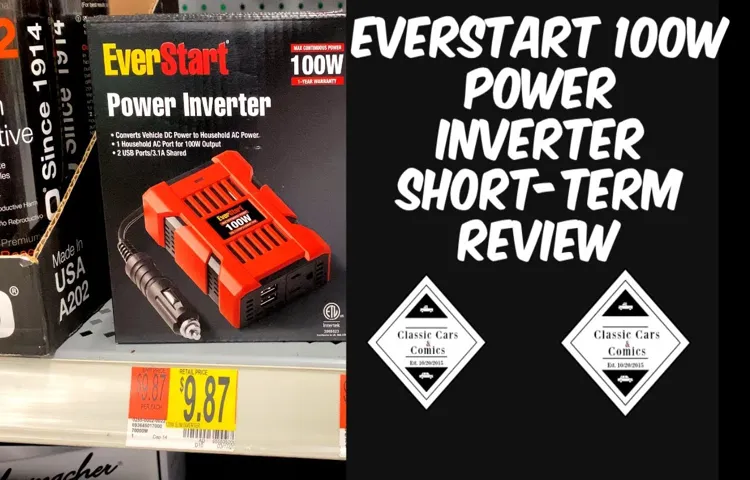 how to charge everstart power inverter 750w