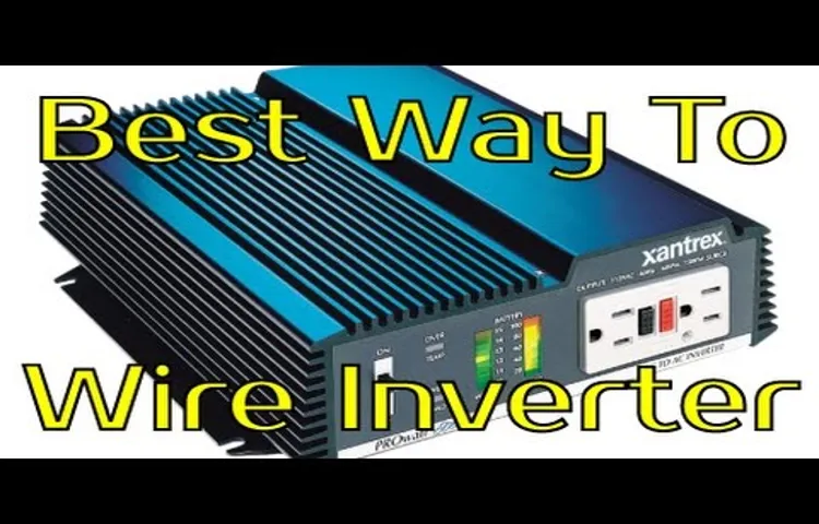 how to charge power inverter