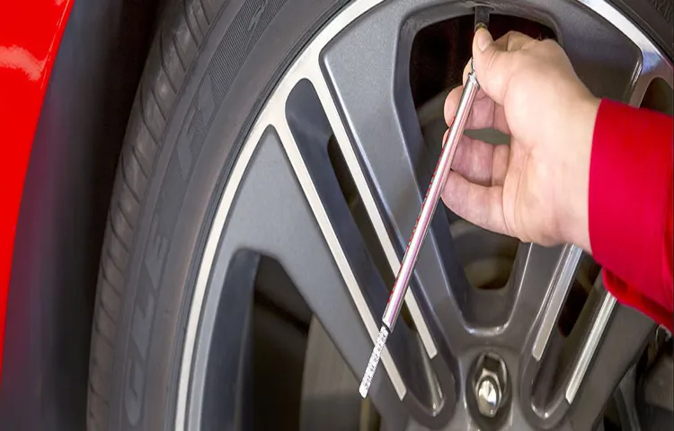 how to check tire pressure gas station