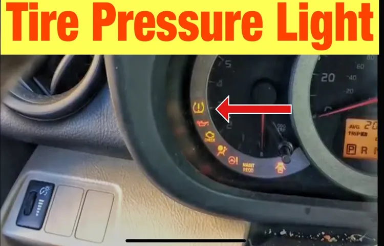 how to check tire pressure on toyota rav4