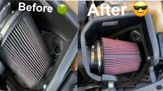 how to clean cold air intake