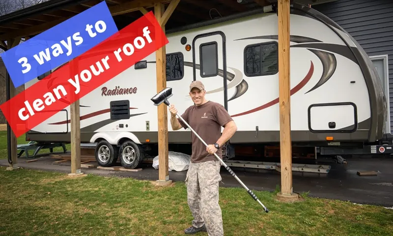 how to clean your roof top tent