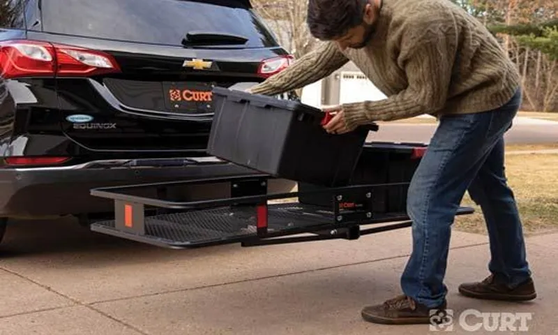 how to connect cargo carrier to hitch