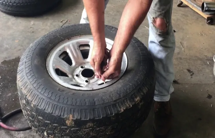 how to dismount a tire