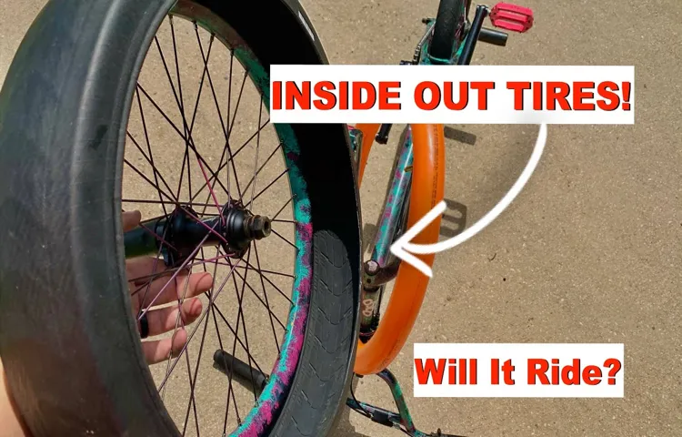 how to flip a tire inside out