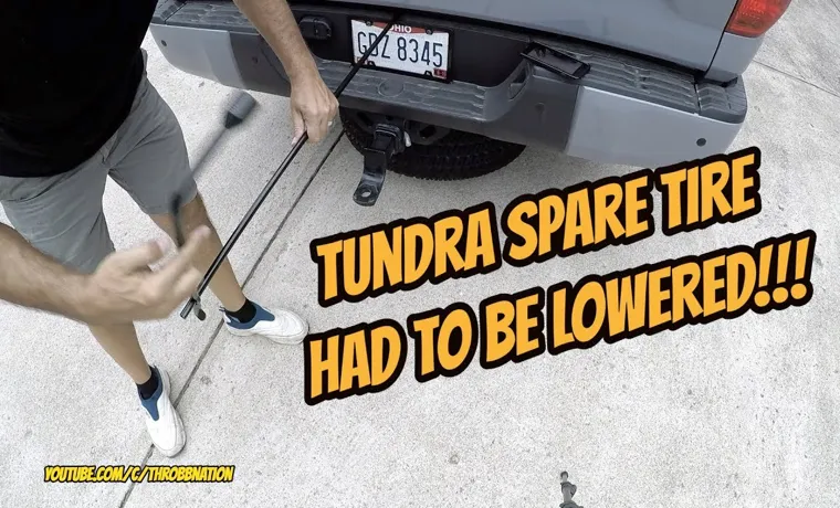 how to get my spare tire down