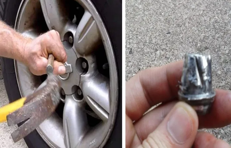 how to get stripped lug nuts off tire