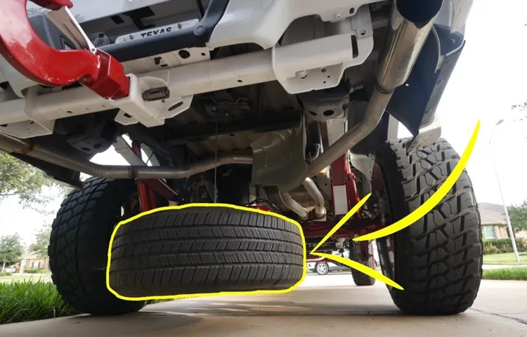 how to get the spare tire off a ford f150