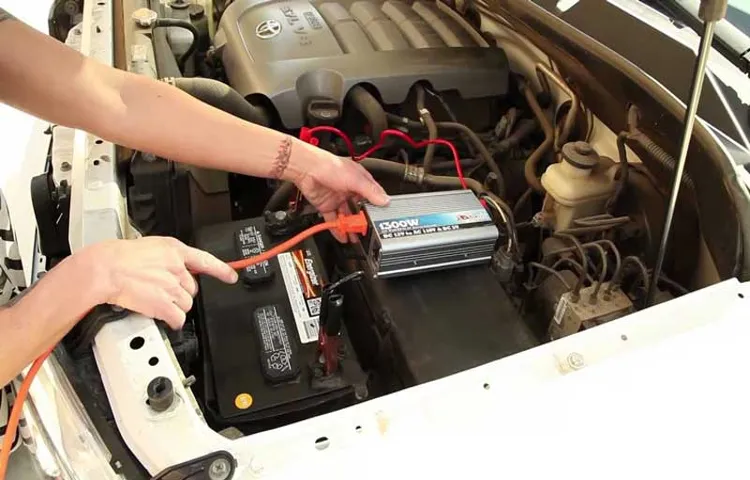 how to hook up power inverter to car battery