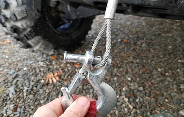 how to install a atv winch cable