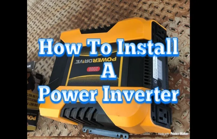 how to install a power inverter in a truck