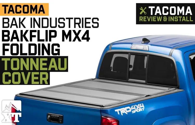 how to install bakflip tonneau cover