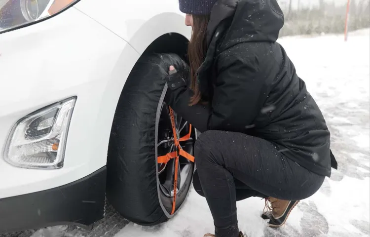 how to install tire socks