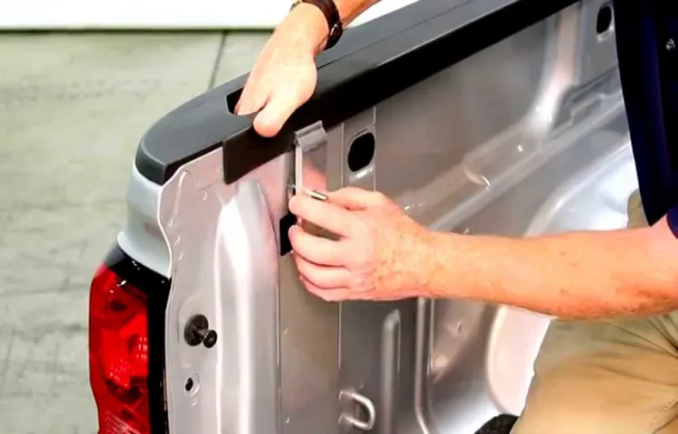 how to install tonneau cover clamps