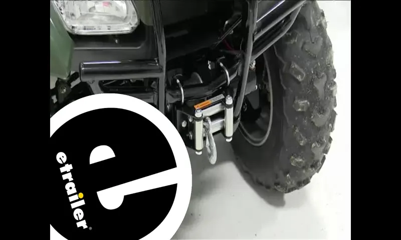 how to install warn winch on honda atv