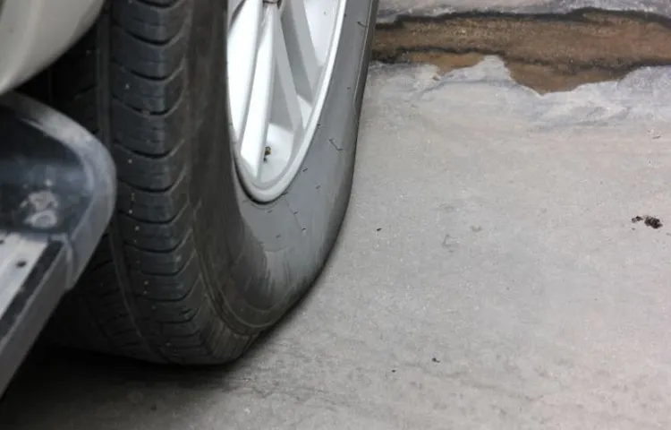 how to know if your tire is flat