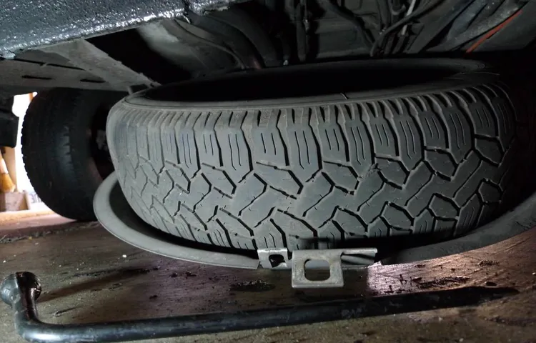 how to lower a spare tire