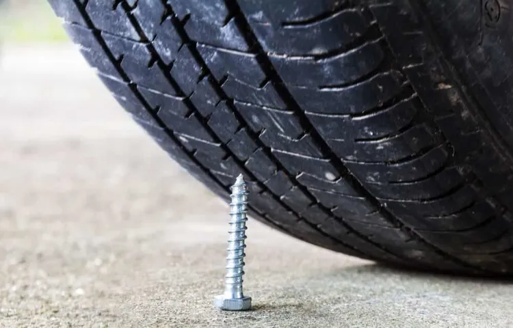 how to put a nail in a tire