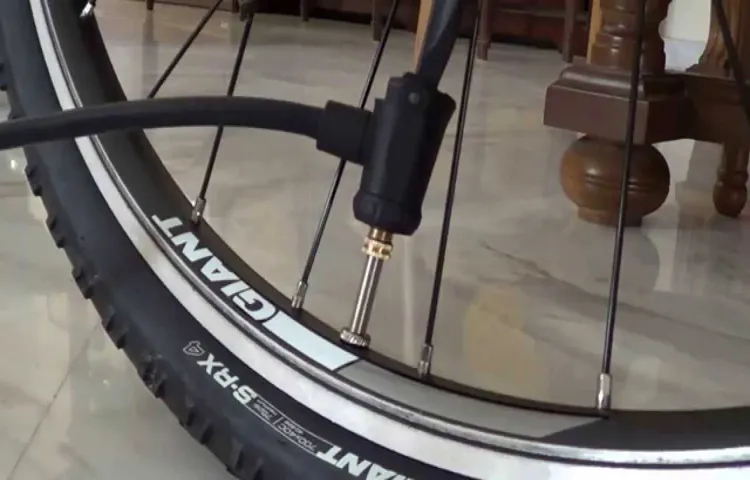 how to put air in a bike tire presta valve