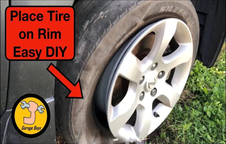 how to put tire on rim with machine