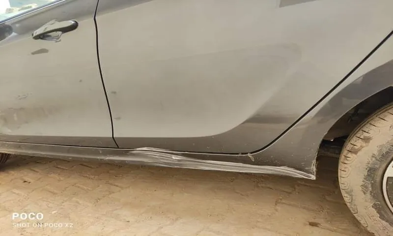 how to remove dent from car running board