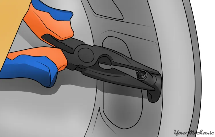 how to remove tire valve core