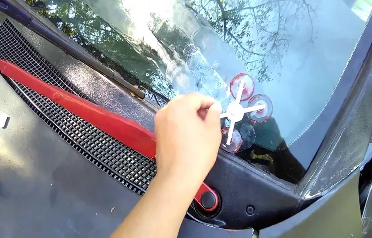 how to repair a pitted windshield