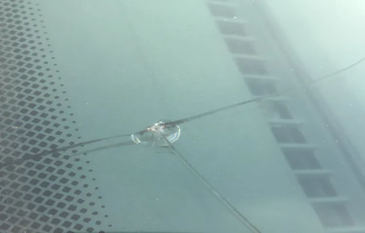 how to repair a small windshield crack