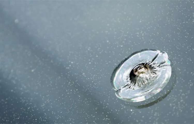 how to repair a stone chip in a windshield